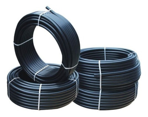 Rollo Manguera Reforzada 100 Mts De 1 Pulgada Negro