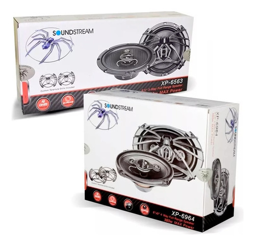 Bocinas Soundstream De Tarántula 6x9 Xp-6964 Y 6x5 Xp-6563 