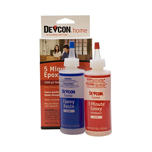 Devcon Epoxy, Epoxi De 5 Minutos, 2 Botellas Netas 8,5 ...