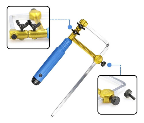 Conjunto De Serra Para Joalheiros Manual E 8 Lâminas De
