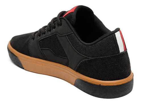 Imagem 4 de 5 de Tênis Casual Ollie Masculino Liso Cadarço Conforto