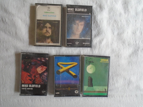 Lote De 5 Cassettes Originales De Mike Oldfield