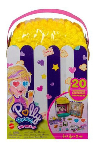 Polly Pocket Un Box It Bote De Palomitas Con 20 Sorpresas 