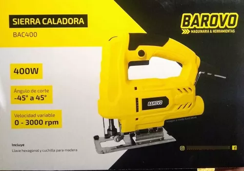 Sierra Caladora Electrica 400w Velos/variable+maletin Barovo