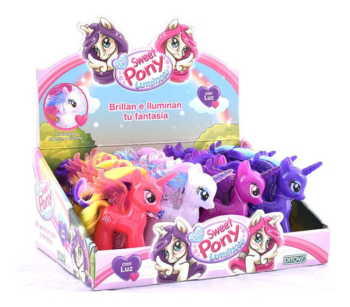 The Sweet Pony Luminosos Colores Ditoys 2161