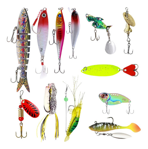 Calendario De Adviento De Pesca Juego De Señuelos De Pesca