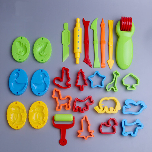 Conjunto Ferramentas Para Massinha Modelar: Moldes, Rolos E