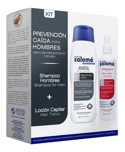 Kit Hombres Shampoo María Salome
