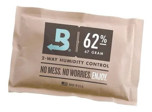 Boveda 62% 67gr Regulador Control Humedad Curado  - Up! Grow