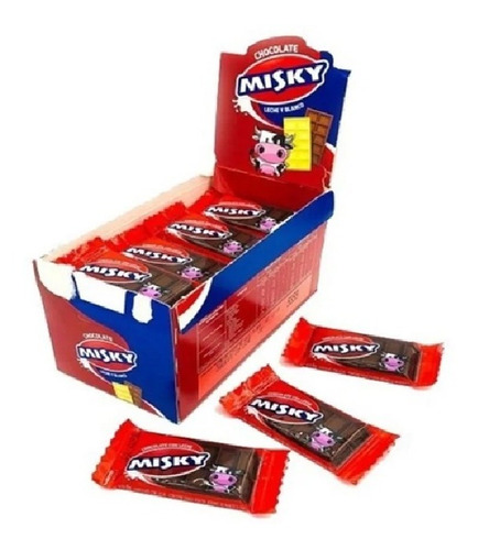 Chocolatin Misky Leche 8g X 20