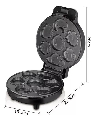 Maquina Para Hacer Hot Cake Con Formas Raf Antiadherente