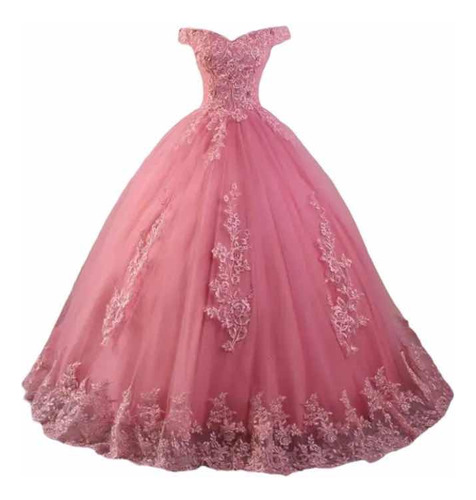 Vestido Quinceañera Bonito Encaje Dulce Quince Años Xv Lindo