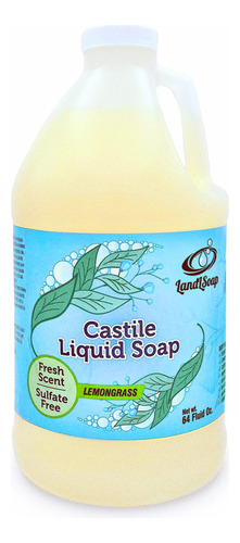 Landlsoap Lemongrass - Jabón Líquido De Castilla Puro Par.