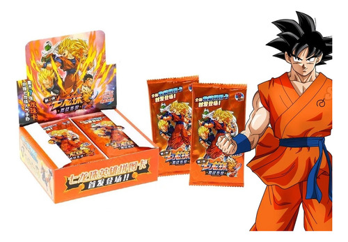 Display 36 Sobres Dragon Ball Heros Cartas Coleccionables