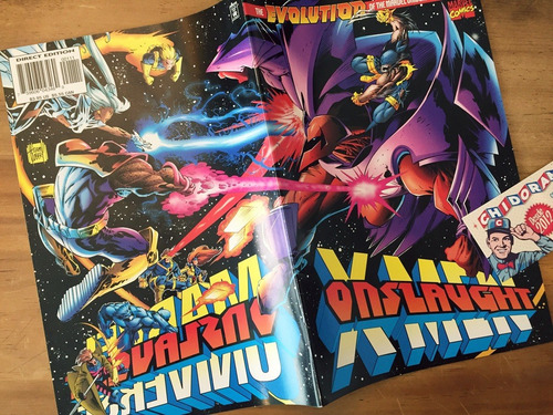 Imagen 2 de 2 de Comic - X-men Onslaught #1 Adam Kubert Wolverine Magneto