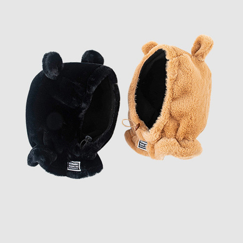 Gorro Con Forma De Oso En 1 (bk), A Prueba De Viento, Con Ca