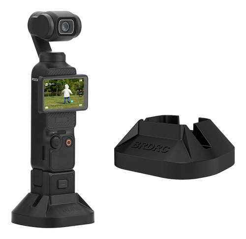 Brdrc - Base De Soporte Para Cámara Dji Osmo Pocket 3 Soporte Estable De Computadora Antideslizante, Adaptador De Montaje De Cámara Cardán Accesorios Para Cámara