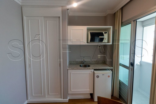 Flat Fora Do Pool, 1 Dorm E 1 Escritório, Na Bela Vista, Com Fácil Acesso A Paulista - Sf33845