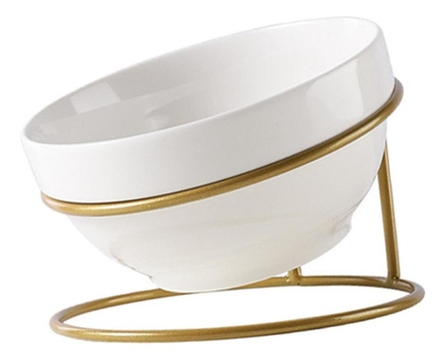 Okk Recipiente Inclinable Para Mascotas Dorado Dorado 14cm