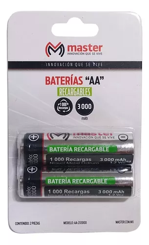 Kit de Cargador Rápido con 4 Baterías AA Ni-MH 46046 – Master Detector  México