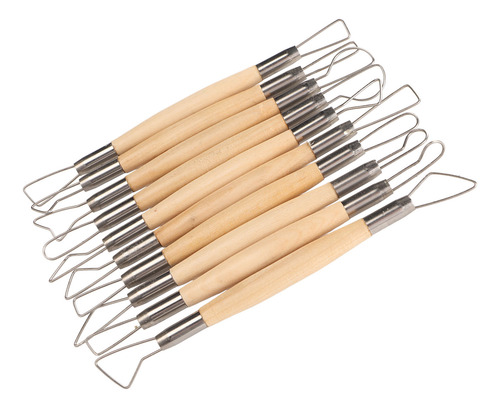 Herramientas Para Tallar Arcilla De Doble Punta, 10 Piezas,