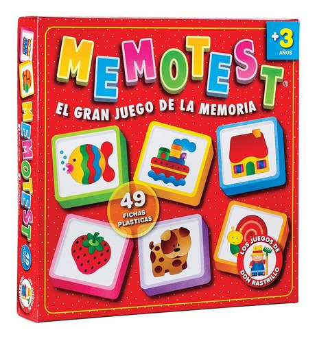 Juego Memotest Infantil Ruibal Don Rastrillo (+ 3 Años)