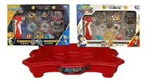 Comprar Combo Set Beyblade Trompo X4 Lanzadores +1 Pista Estadio Env Rojo