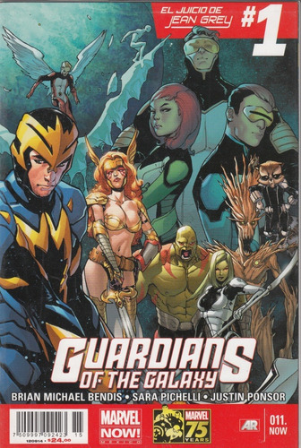 Comic Marvel Guardians Of The Galaxy # 11 Editorial Televisa