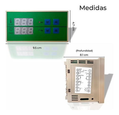 Pirometro Timer Para Plancha Automatica 110v