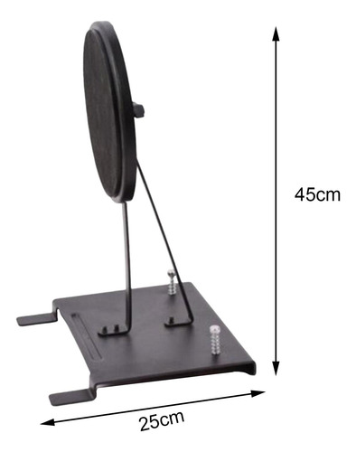 Kick Drum Pad Reemplaza Piezas Musical Durable Mute Negro