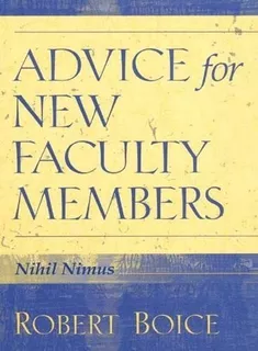Libro: Advice For New Faculty Members