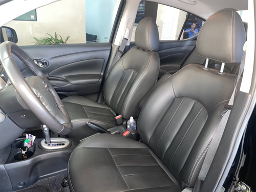 Imagem 6 de 8 de Nissan Versa Sl 1.6 Preto 2020