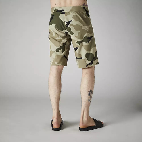 Imagen 6 de 9 de Short Traje De Baño Fox 21 Stretch Overhead Verde/camo