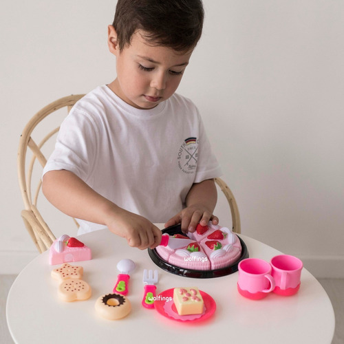 Imagen 4 de 10 de Torta Con Abrojo Comidita Juguete Juego Comida Accesorios
