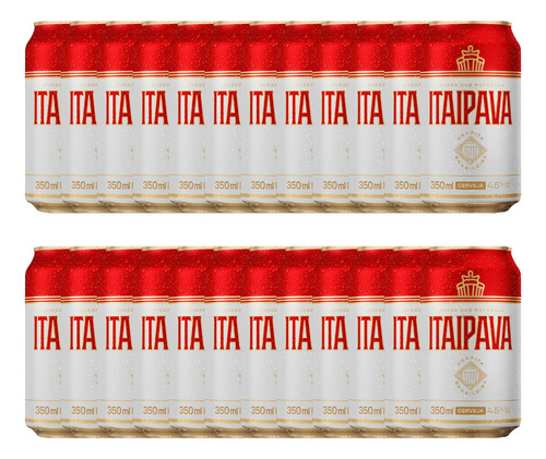 Cerveja Itaipava - Pilsen - Lata Nova De 350ml - 24 Unidades