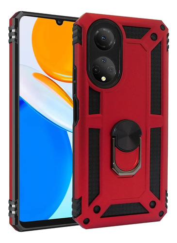 Funda Uso Rudo Anillo Magnetico Para Huawei Honor