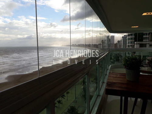 Imagem 1 de 27 de Apartamento De Frente Para O Mar - Canto Do Forte - V456