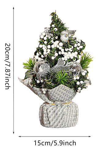 Muñeca De Juguete J Merry Christmas Tree Para Decoración De Color Plateado