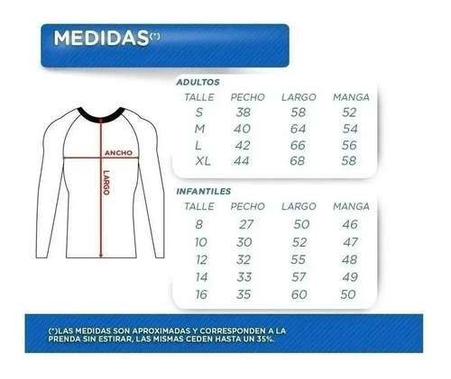 Imagen 5 de 8 de Remera Termica Manga Larga Primera Piel Unisex Hombre Mujer