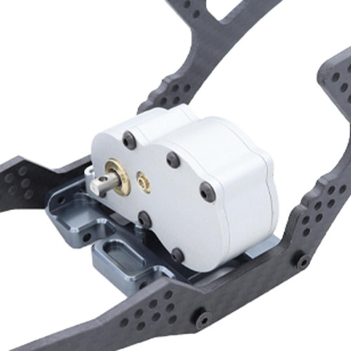 Caja De Engranajes De Transmisión De Coche Rc De Plateado
