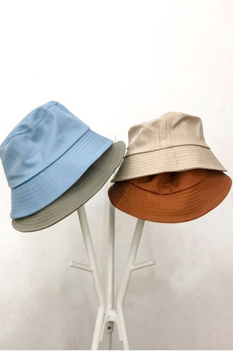 Bucket Hat Unicolor Importado 