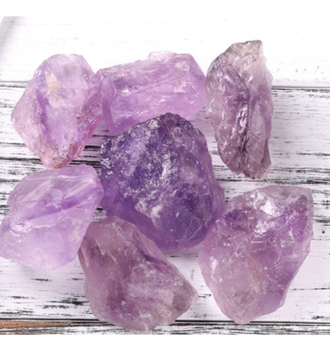 Cristal De Amatista En Bruto Para Sanación Y Meditación, 3.5