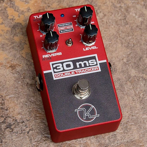 Pedal Keeley 30ms Delay Doubler Digital Made In Usa Palermo Color Rojo-negro