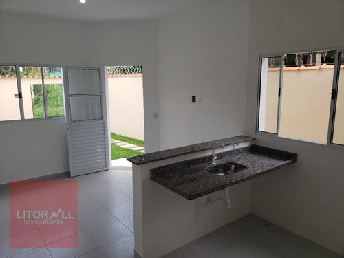 Casa Com 1 Dormitório À Venda, 40 M² Por R$ 149.990,00 - Umuarama Parque Itanhaém - Itanhaém/sp - Ca1928