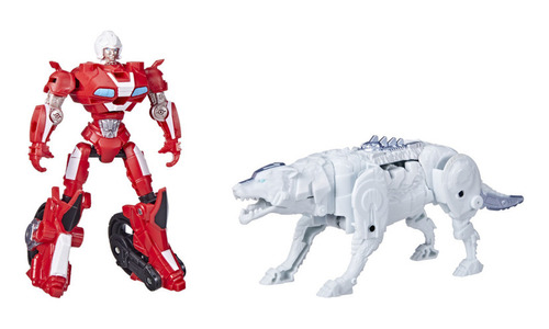Figura Transformers Beast Combiners Arcee Y Silverfang