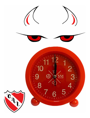 Reloj Despertador Independiente Licencia Oficial Único