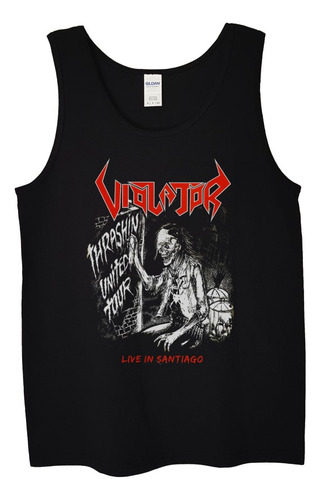 Polera Musculosa Violator Live In Santiago Metal Abominatron