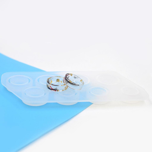 8 Anillos De Tamaño Diy Silicona