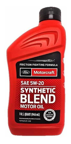 Aceite 5w20 Synthetic Blend Motorcraft