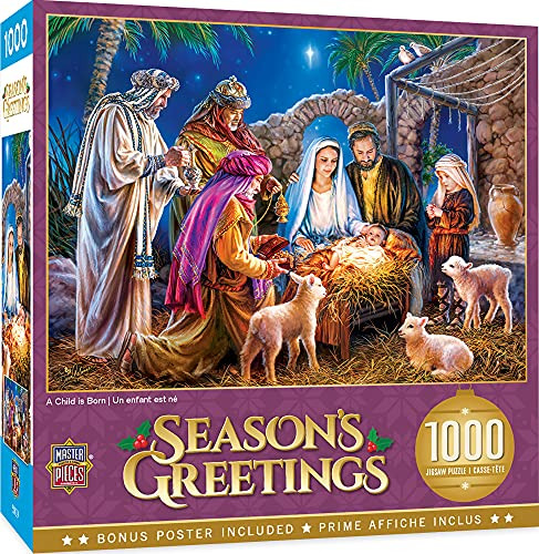 Puzzle Navideño Masterpieces - Nacimiento - 1000 Piezas